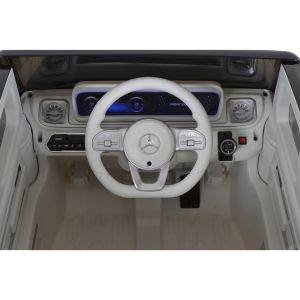 Акумулаторен джип Mercedes-Benz EQG бял