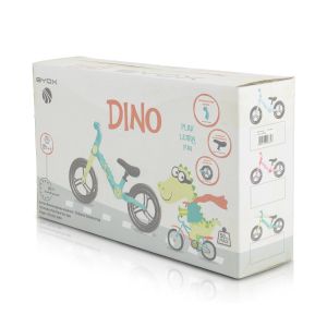 Велосипед балансиращ Dino зелен