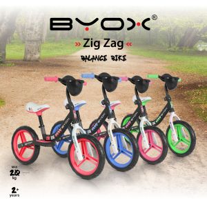 Балансиращ велосипед Zig Zag син
