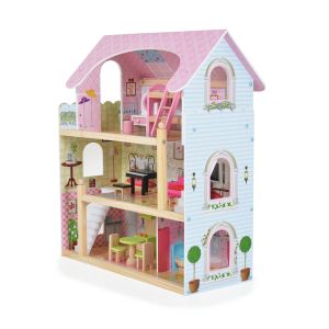 Дървена къща за кукли Mila 4110