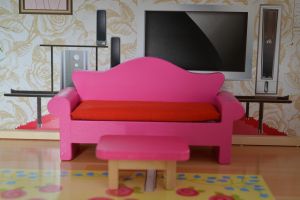 Дървена къща за кукли Mila 4110