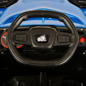 Акумулаторен джип 5588 Fast utv син металик
