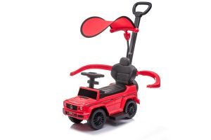 Кола за бутане с дръжка Mercedes Benz G350d 653-P червен