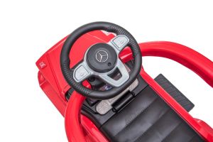 Кола за бутане с дръжка Mercedes Benz G350d 653-P червен