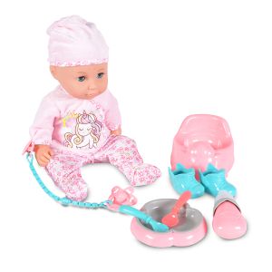 Кукла 36см пишкаща с аксесоари 8631