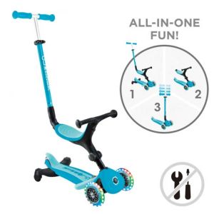 Тротинетка GO UP ACTIVE  LIGHTS 360°аква