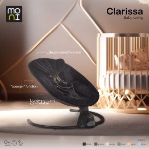 Електрическа люлка Clarissa черен
