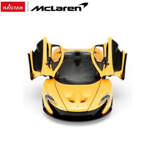 Метална кола Mclaren P1, С отварящи се врати, 1:24, Жълта