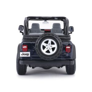 Метален джип Wrangler, С отварящи се врати, 1:27, Черен