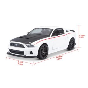 Метална кола Ford Mustang Street Racer, С отварящи се врати, 1:24