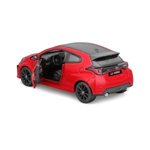 Метална кола Toyota GR Yaris, С отварящи се врати, 1:24