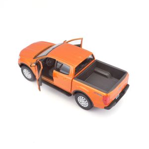 Метален джип Ford Ranger, С отварящи се врати, 1:24, Оранжево
