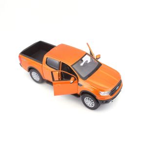Метален джип Ford Ranger, С отварящи се врати, 1:24, Оранжево