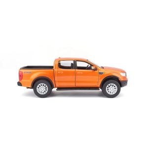 Метален джип Ford Ranger, С отварящи се врати, 1:24, Оранжево