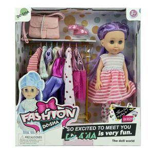 Комплект кукла с гардероб и аксесоари, Fashion Doll DESHA