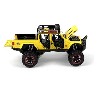 Метален джип, Jeep Rubicon Off-Road, 1:32, Жълт, Без опаковка