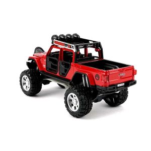 Метален джип, Jeep Rubicon Off-Road, 1:32, Червен, Без опаковка
