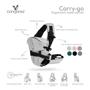 Кенгуру Carry go светлосив