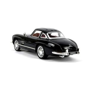 Метална кола Mercedes SL, Светлини, Звук, Черен, 1:32, Без опаковка