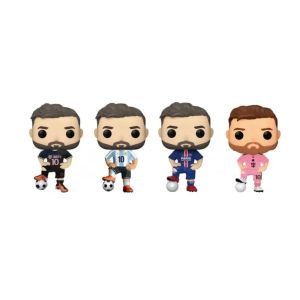 Комплект фигурки Funko Pop!, Lionel Messi, 4 броя