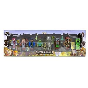 Комплект Minecraft фигурки с аксесоари – герои и чудовища, 8 броя