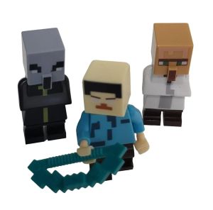Комплект фигурки My World – 12 мини героя в стил Minecraft