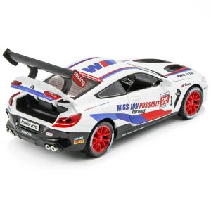 Метална количка BMW M8 GTE, 1:32, Бяла, Без опаковка