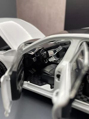 Метален автомобил Audi A6L, 1:24, Бял цвят, Без опаковка
