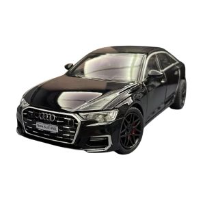 Метален автомобил Audi A6L, 1:24, Черен цвят, Без опаковка
