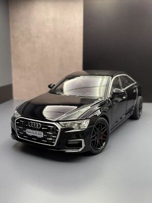 Метален автомобил Audi A6L, 1:24, Черен цвят, Без опаковка