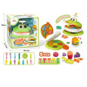 Комплект пластилин, С машинка за формички