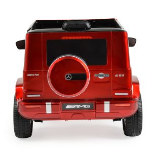 Акумулаторен джип Mercedes-AMG G63 мет. червен