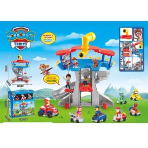 Кула за наблюдение Пес Патрул, С кученца и превозни средства 