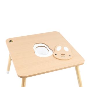 Дървена маса с 2 стола Cute Bunny