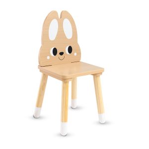 Дървена маса с 2 стола Cute Bunny