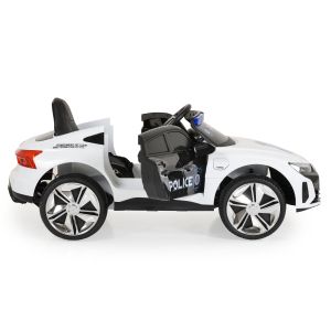 Акумулаторна кола Audi RS e-tron 717 бял полиция