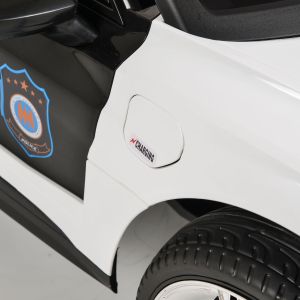 Акумулаторна кола Audi RS e-tron 717 бял полиция