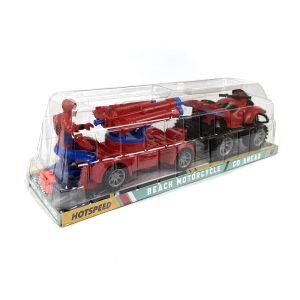 Комплект Спайдърмен – мотор, камион с ракети и фигурка