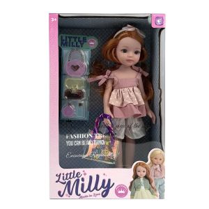 Кукла Little Milly с аксесоари и чантичка, 33.5 см