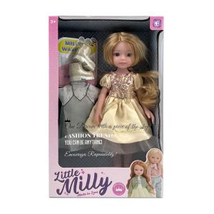 Кукла Little Milly с две рокли и ботушки, 33.5 см