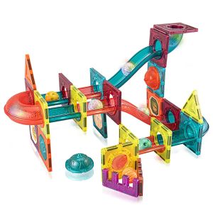 Светещ магнитен конструктор – 65 части