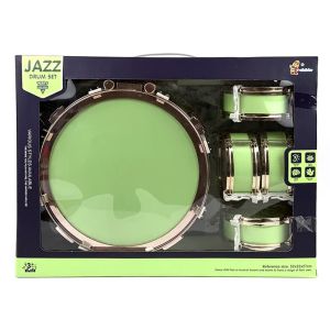 Детски комплект барабани Jazz Drum – 5 барабана, чинел и табуретка