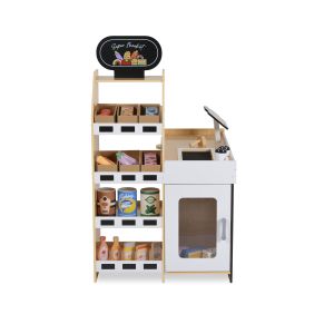 Дървен магазин за игра W10A214