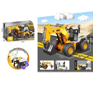 Голям багер с пара, звук и светлини – мащаб 1:12, 35 см