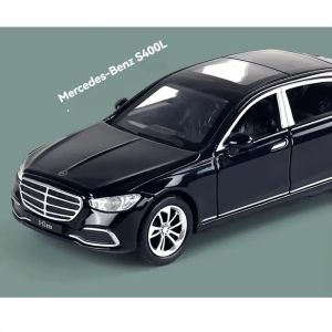 Метална кола Mercedes-Benz S-Class, Черен, 1:32, Без опаковка