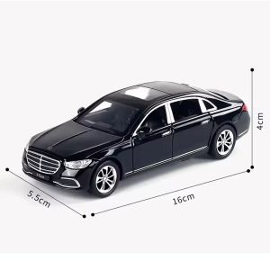 Метална кола Mercedes-Benz S-Class, Черен, 1:32, Без опаковка