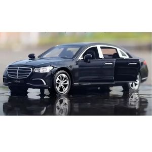 Метална кола Mercedes-Benz S-Class, Черен, 1:32, Без опаковка
