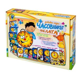 Образователен пъзел „Часовникът и числата“ – игра за учене на часа