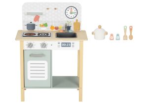 Дървена кухня с аксесоари HP036