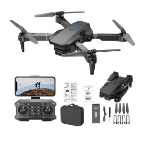 Сгъваем дрон с 4K HD камера и Wi-Fi управление, FPV, дистанционно, резервни перки и калъф